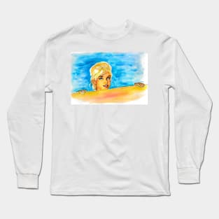 Pool scene Long Sleeve T-Shirt